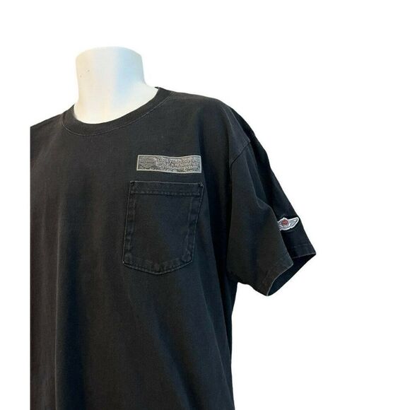 Men's L Harley Davidson T Shirt 3700 W Juneau Ave Milwaukee WI Corporate HQ 100 - Picture 4 of 6